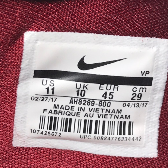 NEW Nike Lebron 13 Xlll Low Premium Red Team Suede - Picture 8 of 8